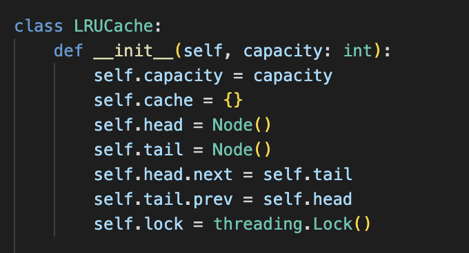 Thread-safe LRU & MRU cache in Python